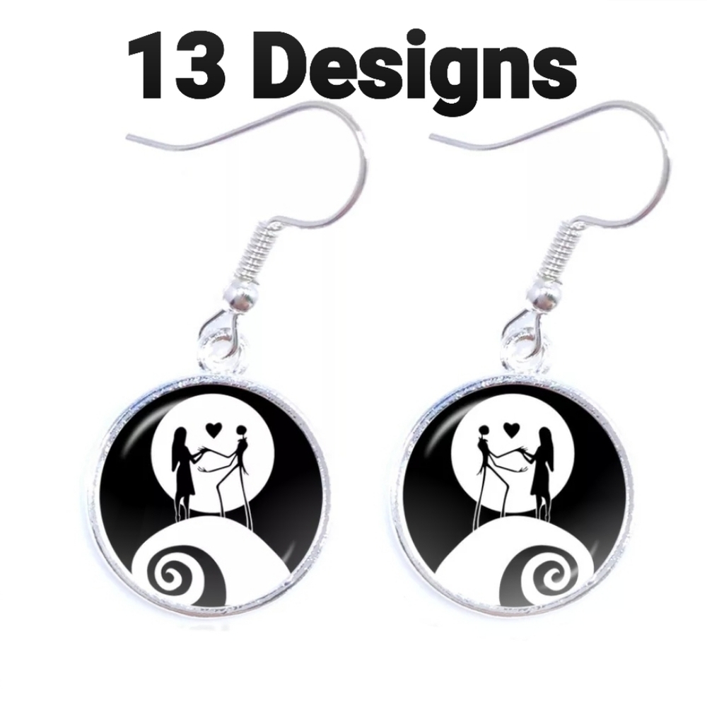 1 Pair Nightmare Before Christmas Dangle Earings